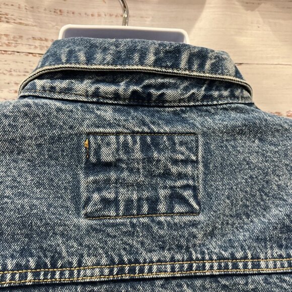 Members Only x Nickelodeon SpongeBob Logo Denim Jean Jacket Size XL Character - Picture 9 of 16